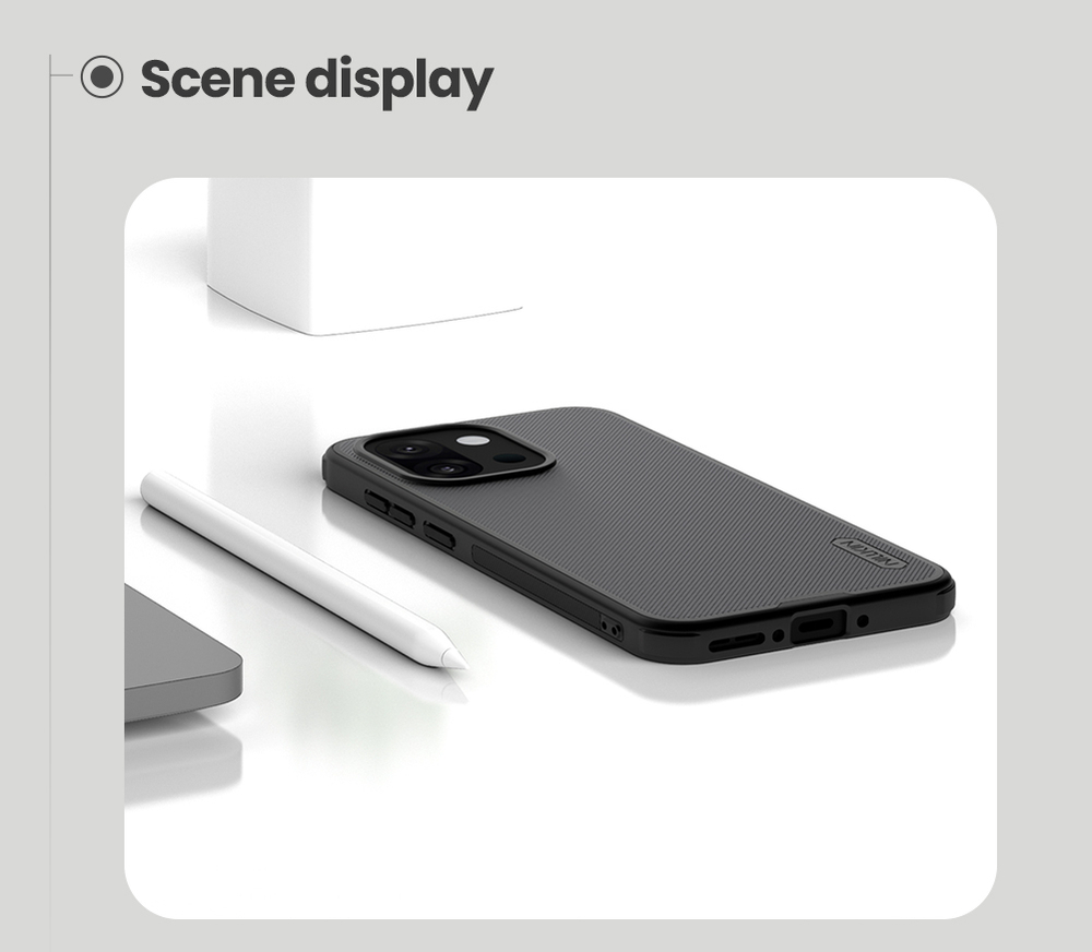 Чехол усиленный от Nillkin c встроенным магнитом для OnePlus 13T и 13s, серия Super Frosted Shield Pro Magnetic Case