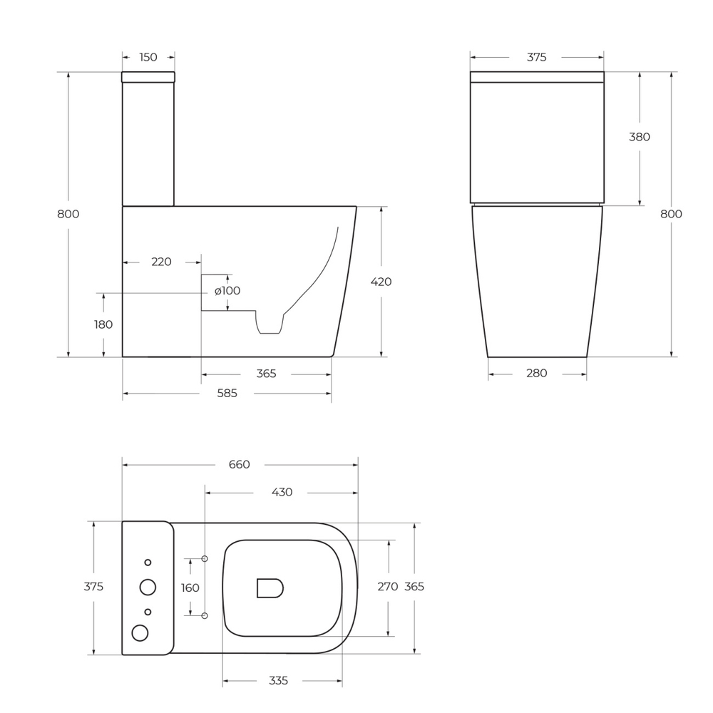 Унитаз-компакт безободковый BelBagno ALBANO BB120CPR + BB120T