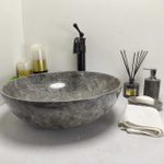 Раковина из мрамора Bowl Grey BM-60578 TinLip 45*45*15