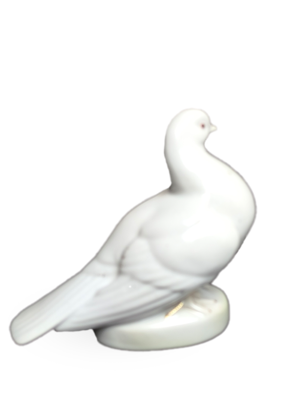 Фарфоровая статуэтка "Голубь" Гжель