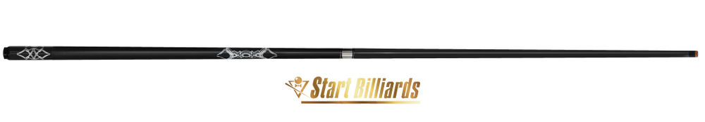 Кий Startbilliards Пул Карбон черный 2РС 145 см.