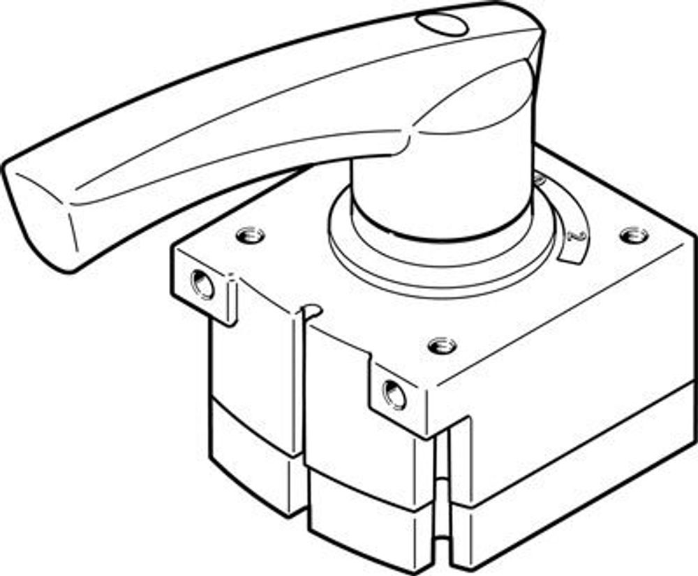 VHER-H-B43C-B-G12 Распределитель с ручным управлением