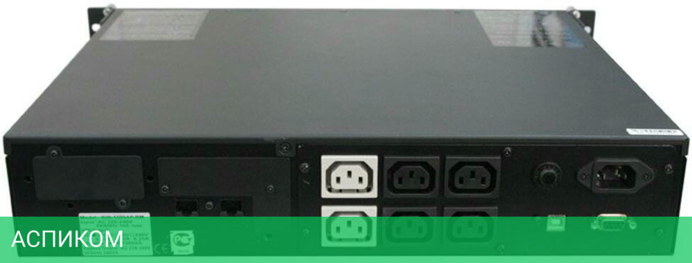 Источник бесперебойного питания Powercom King Pro RM LCD RM (KIN-1200AP)