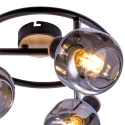 Светильник настенно-потолочный спот Rivoli Dorkas 7026-733 3 х E14 40 Вт поворотный | Rivoli