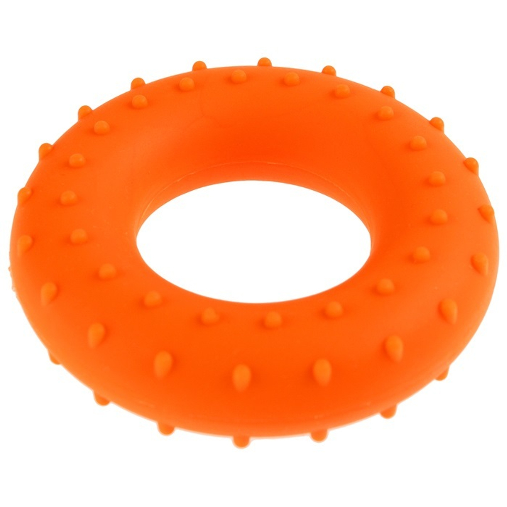 Эспандер кистевой, массажный 7 см, нагрузка 35 кг, цвет оранжевый