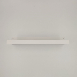 Полка MetaDec Holes настенная прямая, 30х10см белая, 1шт