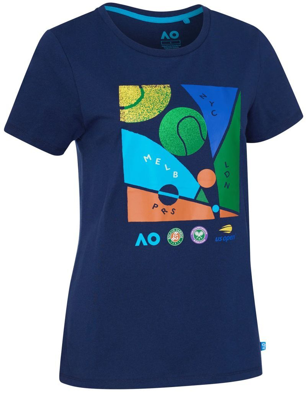Женская теннисная футболка Australian Open T-Shirt Grand Slam - navy