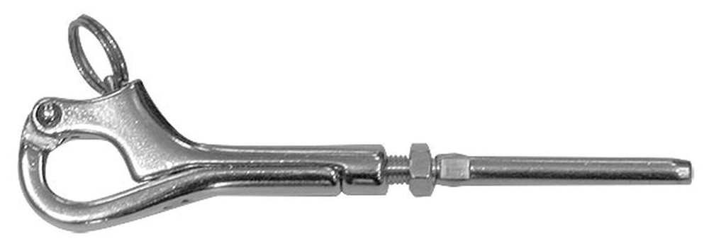 Карабин леерный ("Пеликан") под опрессовку, под трос 4 мм (10256028)