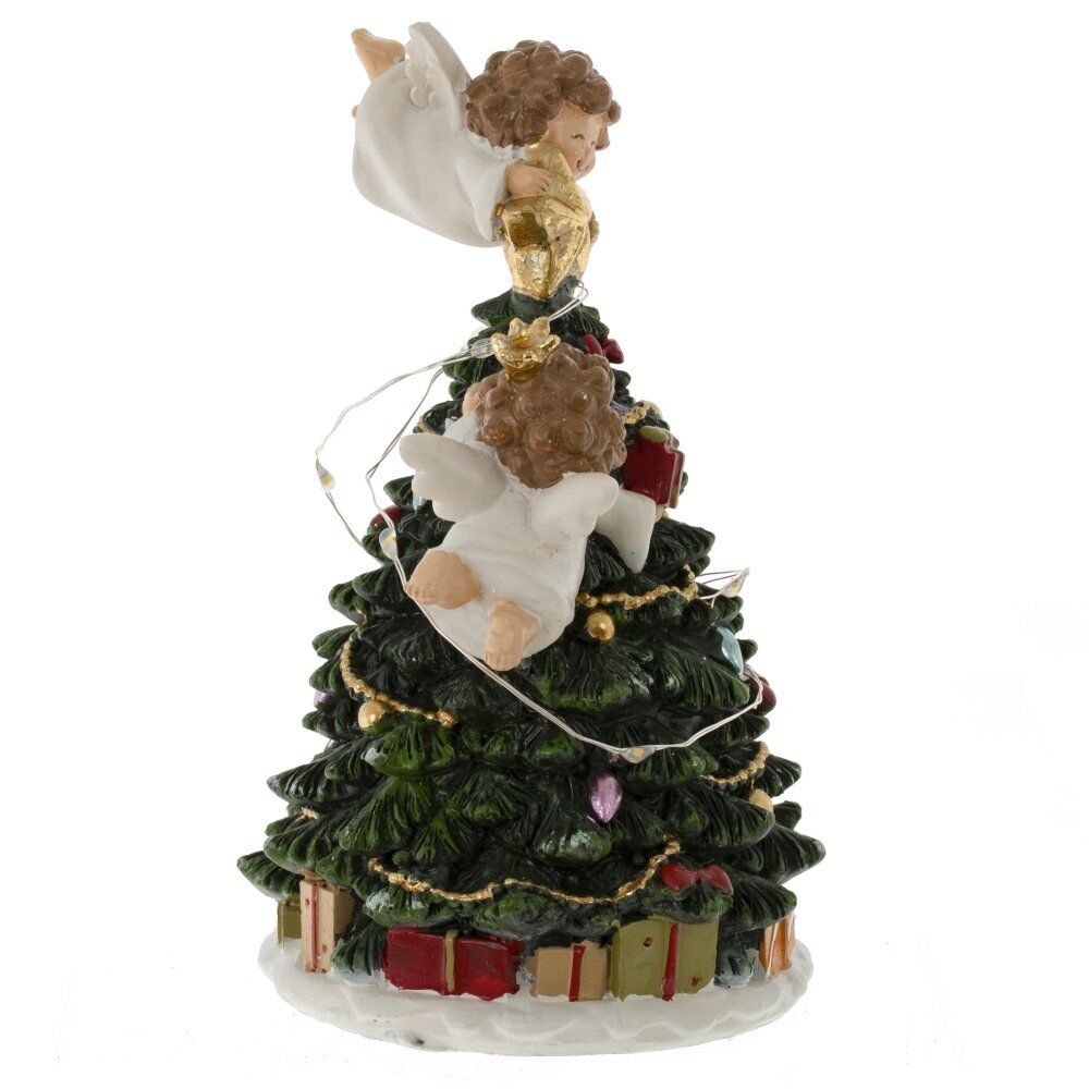 GAEM Фигурка декоративная с подсветкой "Елочка", L9 W8,5 H14 см (3 x LR44.)