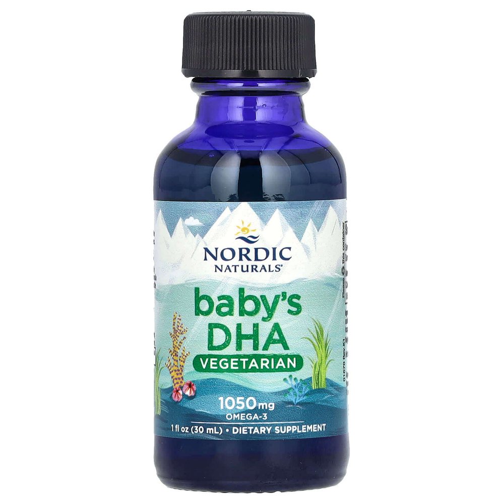 Nordic Naturals, ДГК для детей, вегетарианский продукт, 1050 мг, 30 мл (1 жидк. Унция)