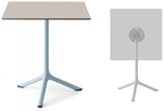 Стол ламинированный обеденный складной Scab Design Tripe Folding, голубой, тортора