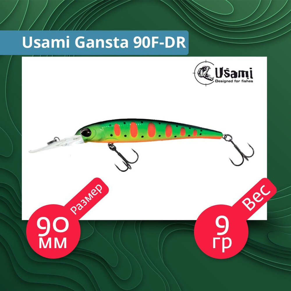 Воблер для рыбалки Usami Gansta