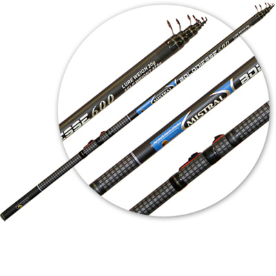 Удилище болонское AQUA MISTRAL 7,00m, 0-20g