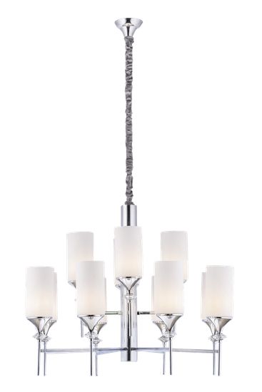 8903/8+4CR CHROME (1) Люстра (NW)