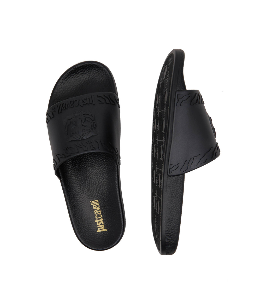 Шлепанцы Just Cavalli - черный(74RB3SZ2ZS786)