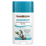 NutriBiotic, Дезодорант, чайное дерево, 75 г (2,6 унции)