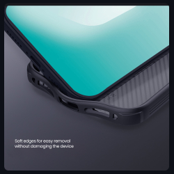 Чехол серого цвета (Transparent black) на iPhone 17 Pro Max, серия CamShield Pro (обновленная двойная защитная шторка для камеры) от Nillkin