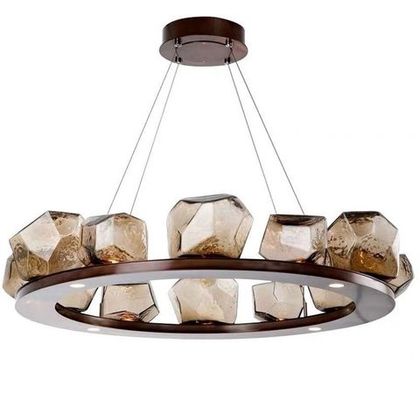 Люстра 8 Gem Ring Chandelier фото Люстра 8 Gem Ring Chandelier
