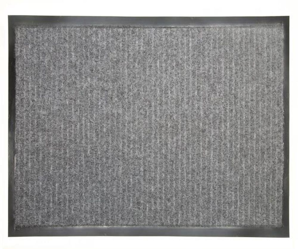 Коврик влаговпитывающий ребро 3:2 серый 120х150 см