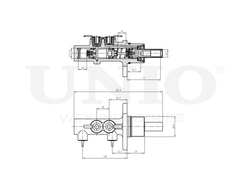 Цилиндр тормозной главный UNIO BRC-20005