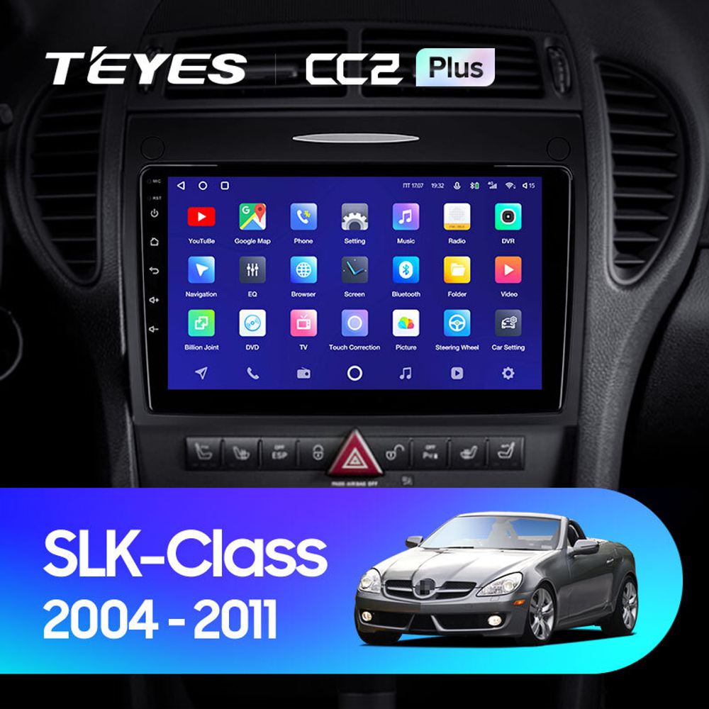 Teyes CC2 Plus 9"для Mercedes-Benz SLK-Class 2004-2011