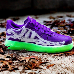 Nike Air Force 1 Low Purple Skeleton