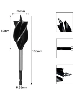 Сверло по дереву спиральное 35мм