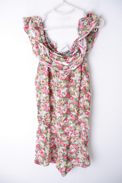 Комбинезон с цветочным принтом 42-44 размер