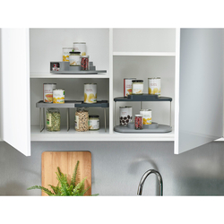 Полка раздвижная cupboardstore, серая