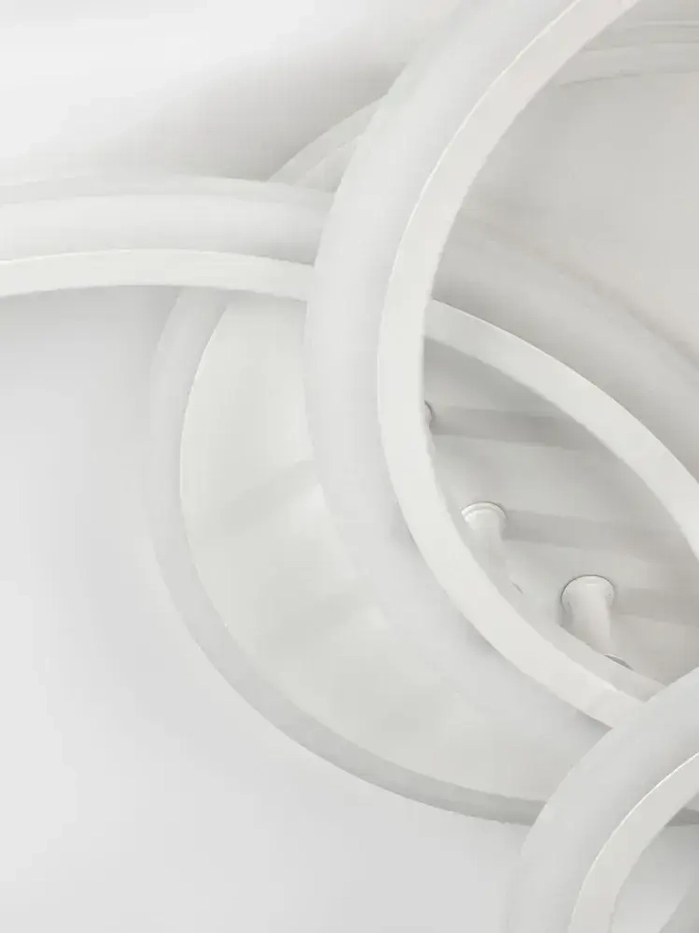 Люстра потолочная светодиодная с пультом ДУ Rivoli белая LED 100 Вт 3000 - 6000 К, светильник на кухню, в детскую, в спальню