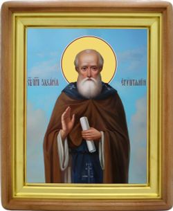 Захария Египтянин Скитский преподобный. Икона на холсте