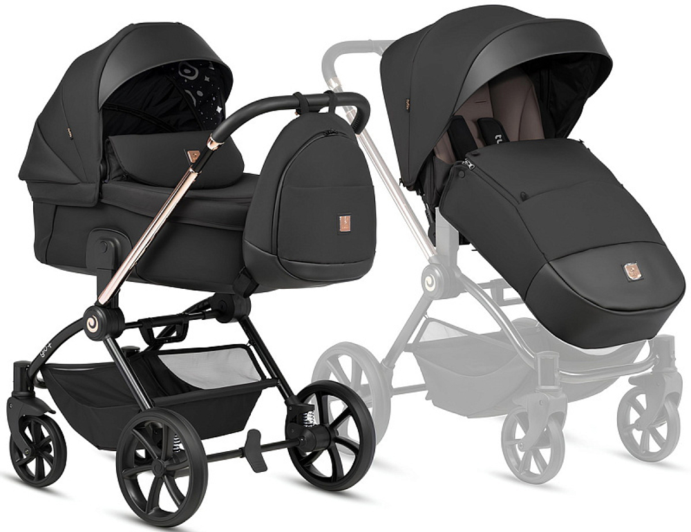 Детская коляска Tutis Gio Plus 3 в 1 1552135 Nero