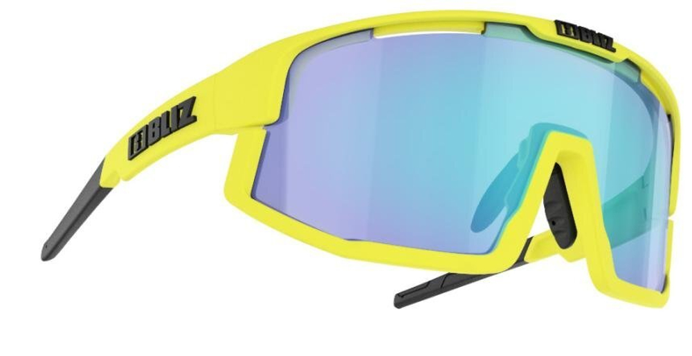 Очки BLIZ VISION Smoke w blue multi, Matt Yellow 52001-63