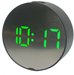 Часы зеркальные LED MIRROR DT-6505 зеленое свечение