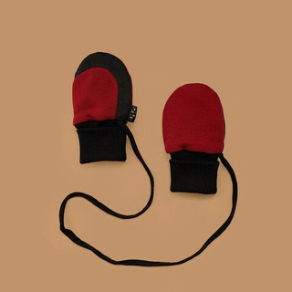 Легкие варежки (бордовый)