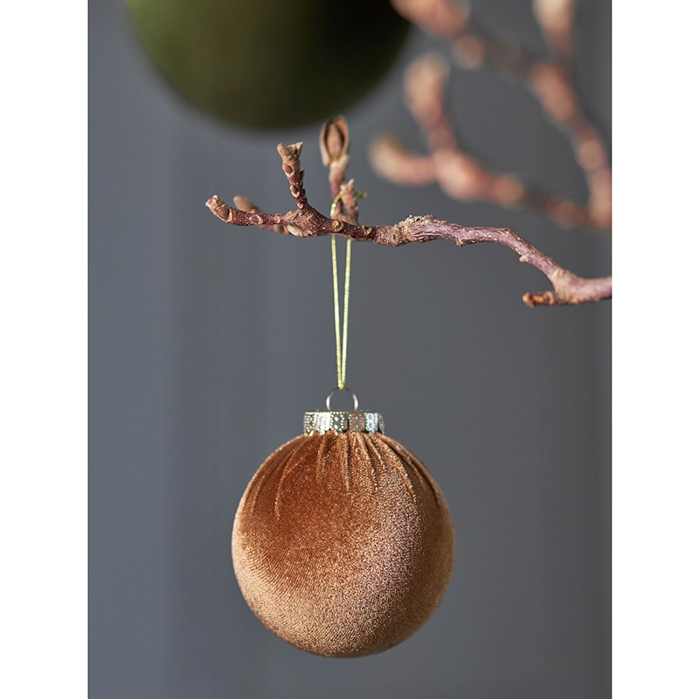 Набор ёлочных украшений Velvet Christmas из коллекции New Year Essential, 6 шт.