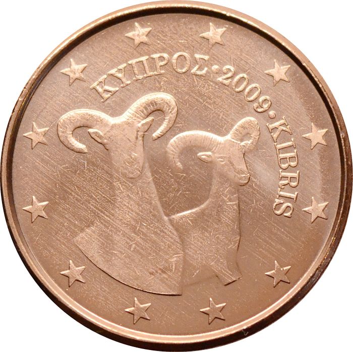 1 евроцент 2009 Кипр (1 euro cent)