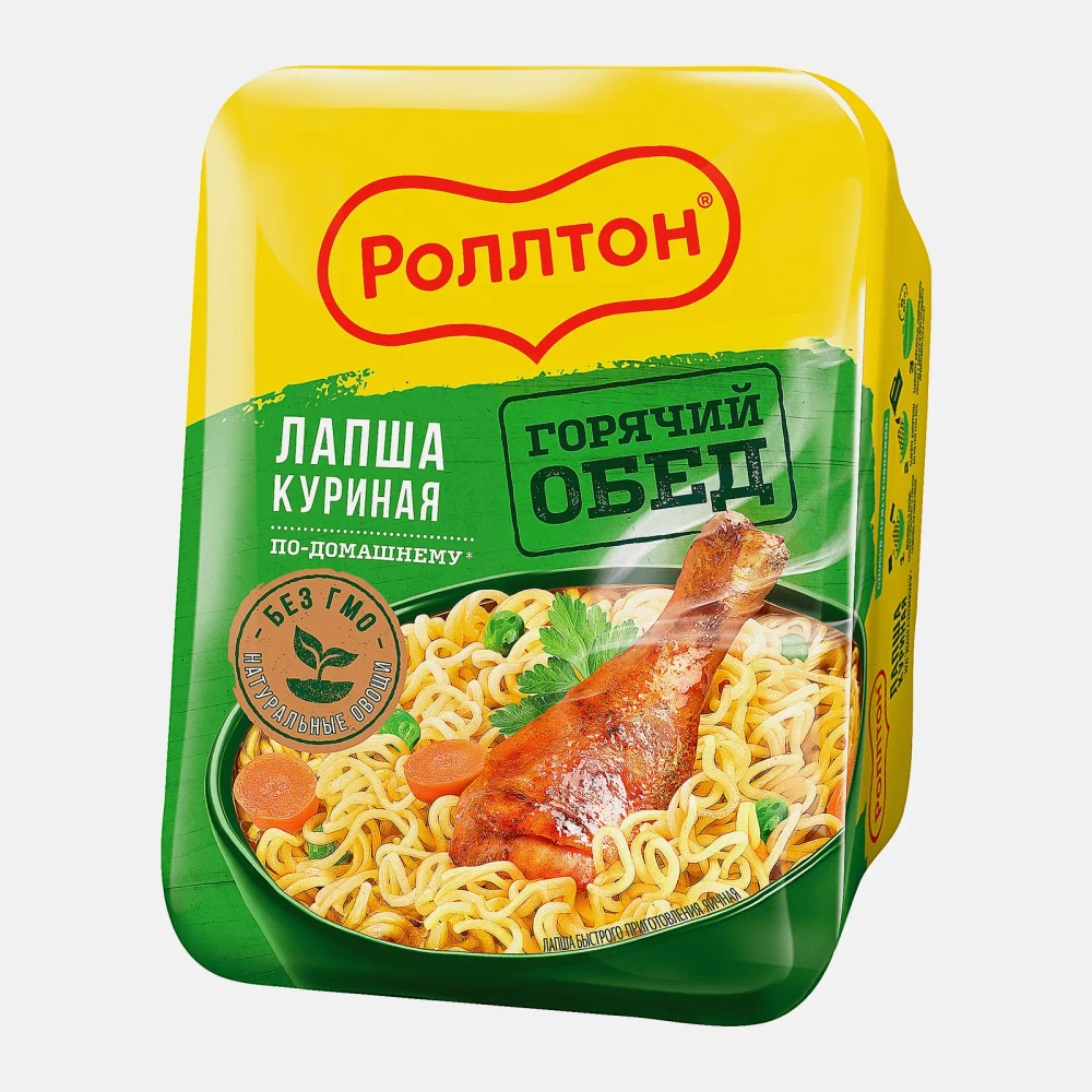 Лапша Роллтон Куриная по-домашнему 90г