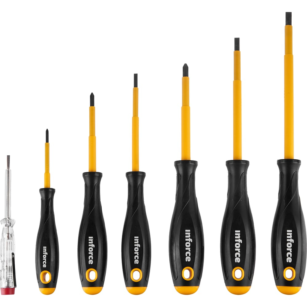 Набор отверток диэлектрических 7шт Inforce 06-09-84
