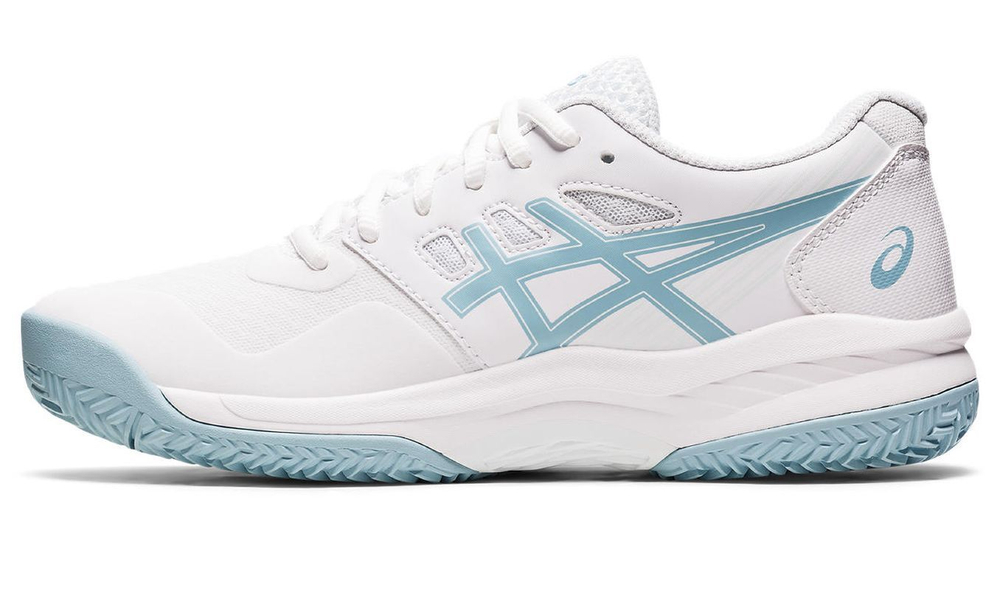 Женские Кроссовки теннисные Asics Gel-Game 8 Clay/OC - white/smoke blue