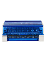 Шина на DIN-рейку в корпусе (кросс-модуль) ШНК 4х15 3L+PEN IEK YND10-4-15-125