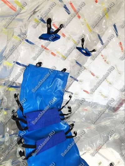 Светящийся зорб "Магический шар" ПВХ, усиленные сиденья, диаметр 2.5 м