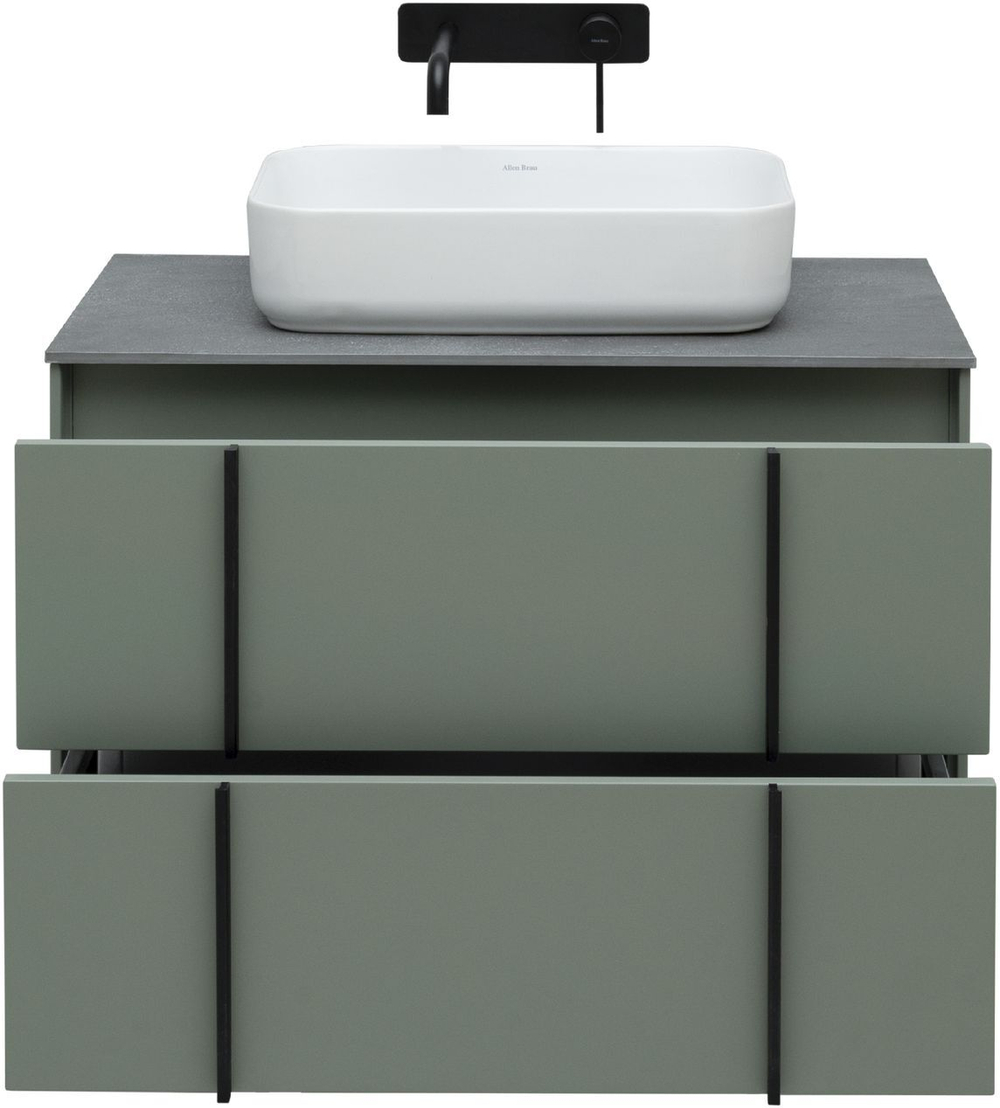 Тумба с раковиной Allen Brau Reality 1.32005.CGM 80 cement grey matt