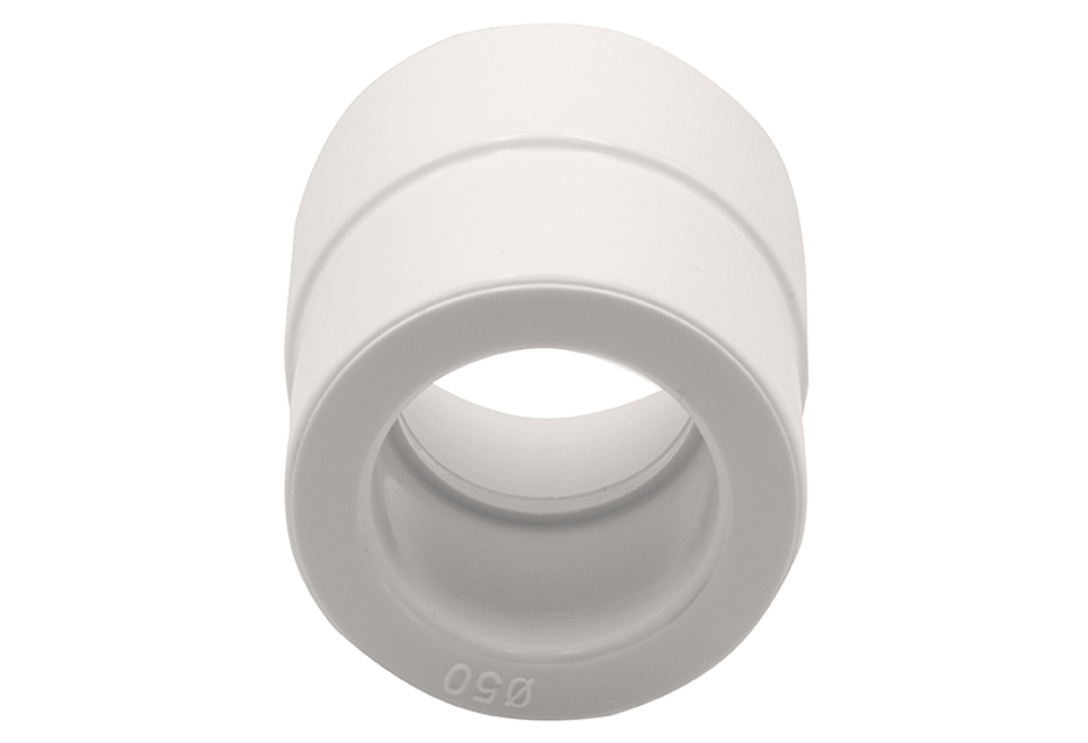 Муфта переходная 50/40 нар/вн EVER® plast БЕЛЫЙ (Россия)