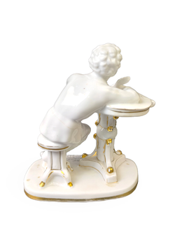 Фарфоровая статуэтка "Юный Пушкин", ЛФЗ, 1960 - 1970 гг.