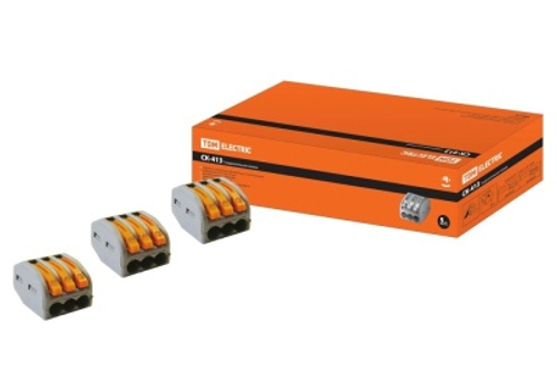 Клемма соединительная  СК-413 (2,5мм2) (3 провода)