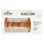 Cremo, Гребешок для бороды из цельного дерева, 1 гребешок