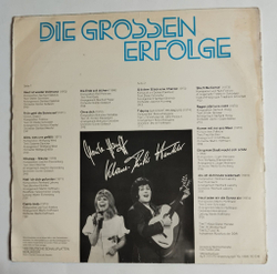 Винтажная виниловая пластинка LP Monika Hauff Und Klaus Dieter Henkler Die Grossen Erfolge (ГДР 1976)