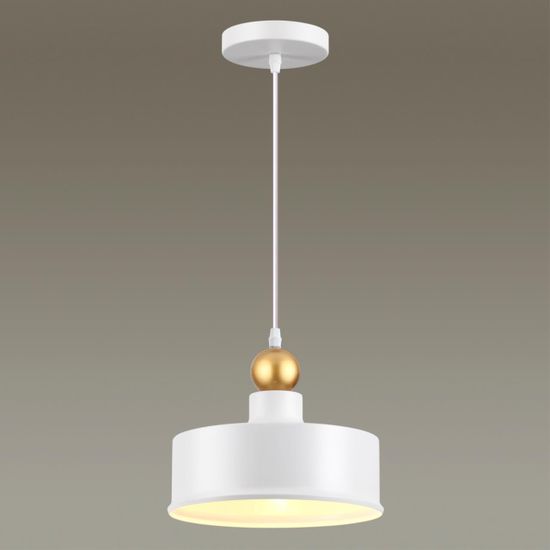 4090/1 PENDANT ODL19 495 белый/золотой Подвес Е27 1*40W BOLLI
