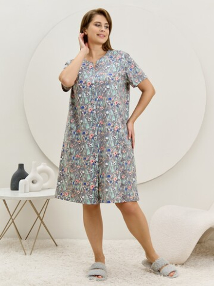 Халат Рейна Виотекс СЕРЫЙ